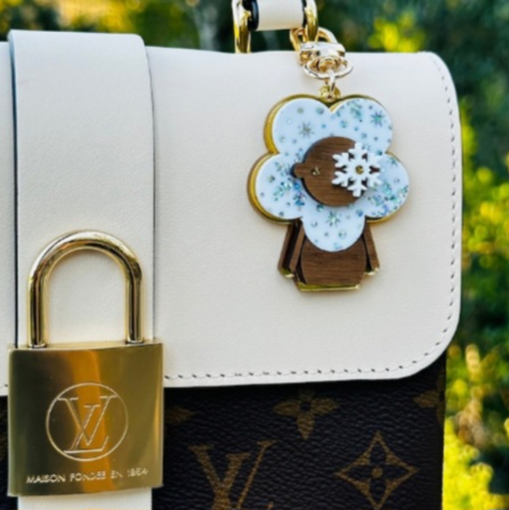 Custom Holiday Bag Charm/ Key Chains